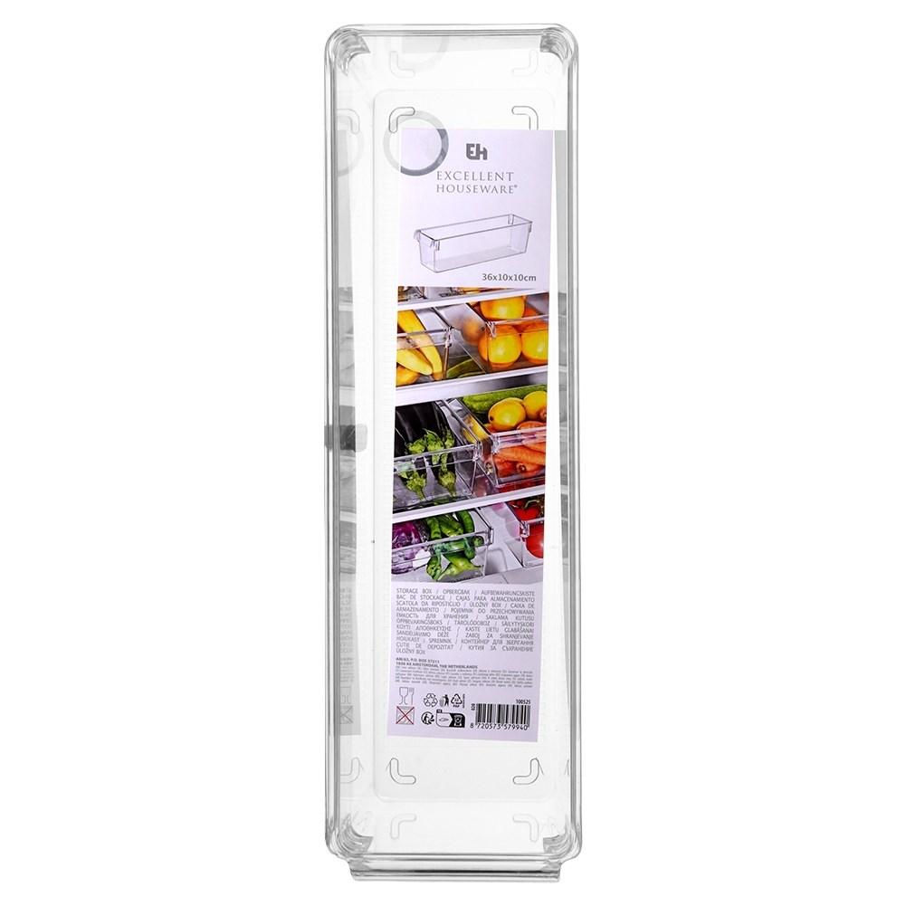Organizer do lodówki pojemnik na produkty spożywcze 36x10.5x10cm EXCELLENT HOUSEWARE 259376