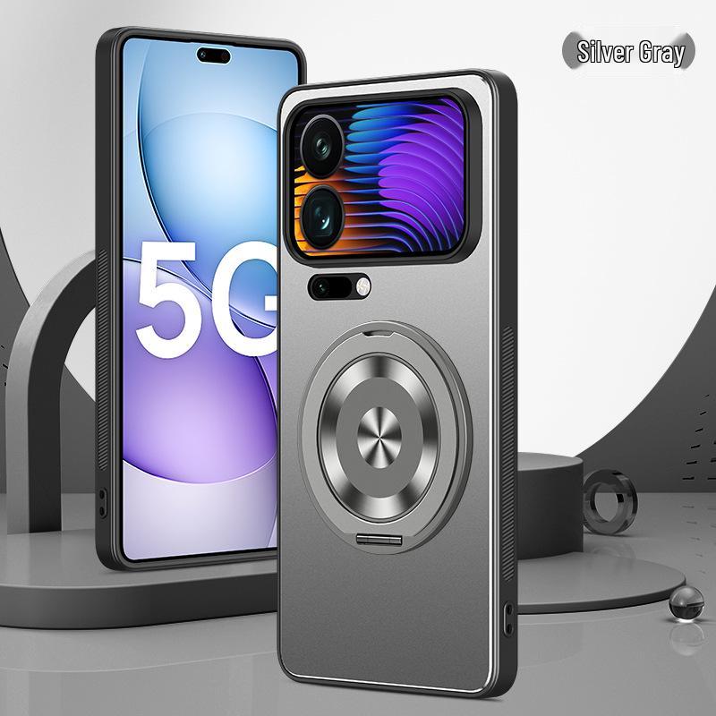 Защитный чехол-подставка Xiaomi 17 Pro/Pro Max с матовой поверхностью, полноформатная защита, противоударный дизайн для мужчин