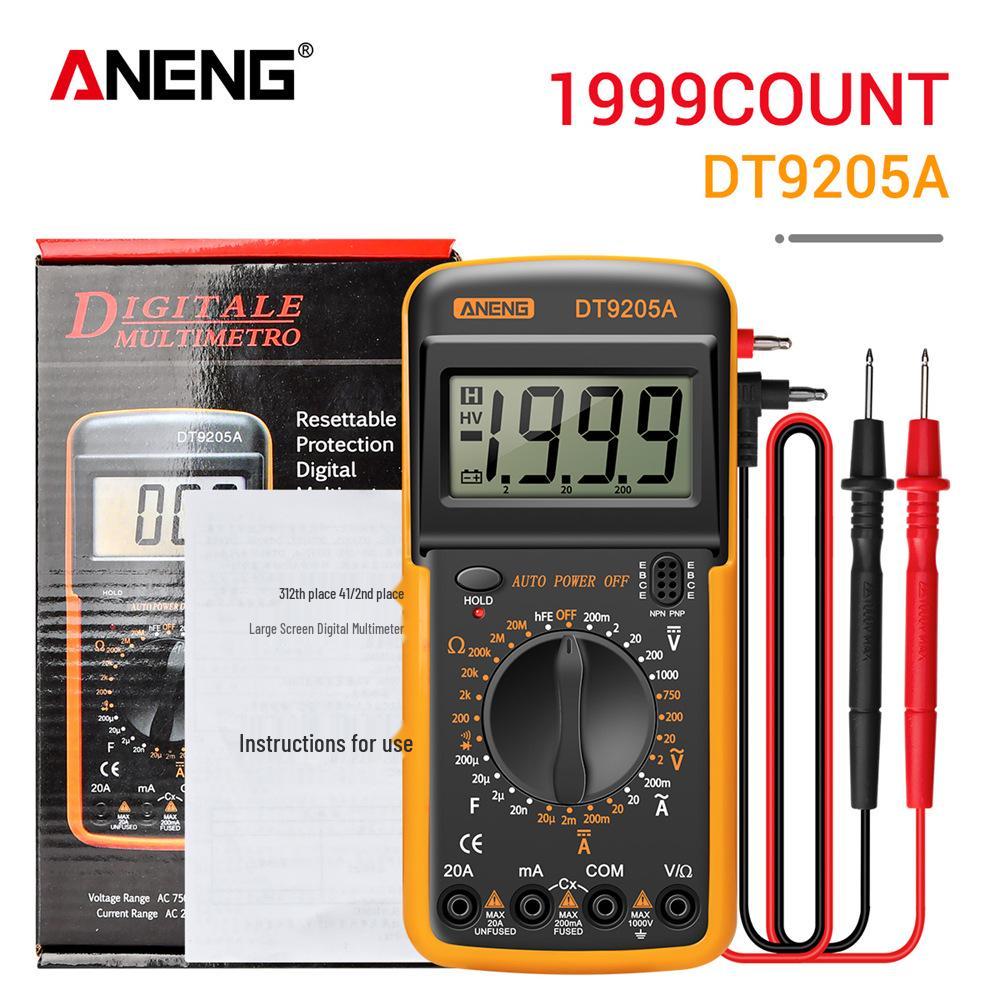 ANENG DT9205A Цифровой мультиметр для электрика с высокой точностью