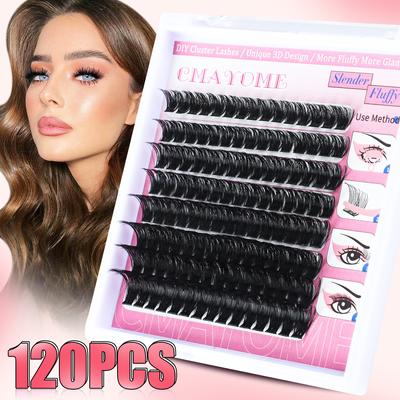 Набор накладных ресниц Barbie DIY с одним пучком, натуральные густые сегментированные нижние ресницы, ресницы