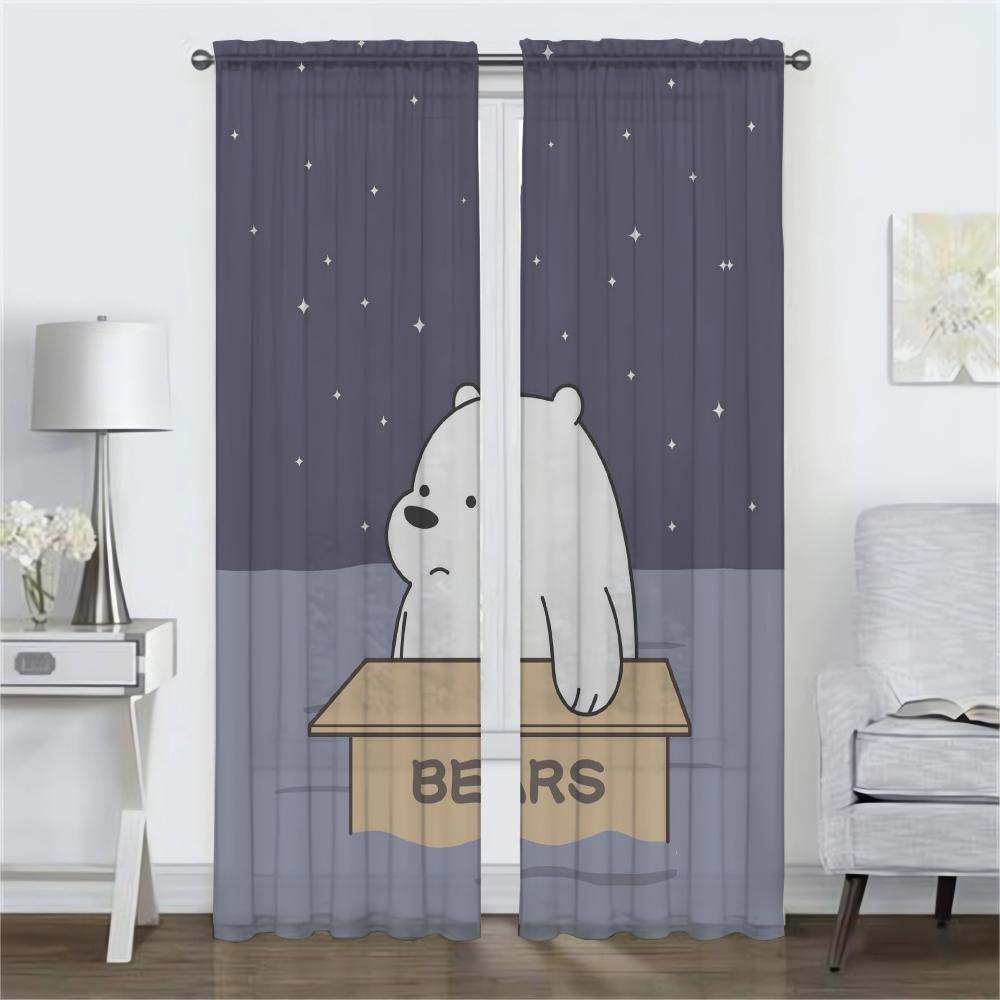Домашний интерьер Шторы 2 шт. Милые голые украшения на Хэллоуин Шторы для спальни Оконные шторы для комнаты 2 панели Шторы для ребенка