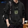 Warrior Men's Heavyweight Loose Fit Pullover Hooded Sweatshirt