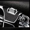 Metal Leather Key Chain Rotatable Key Holder Rings Buckle Car Keyring  Boy Friend