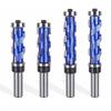 Milling Cutter Shank Flush Trim End Mill Solid Carbide Spiral Double Bearing CNC Router Bit For Wood