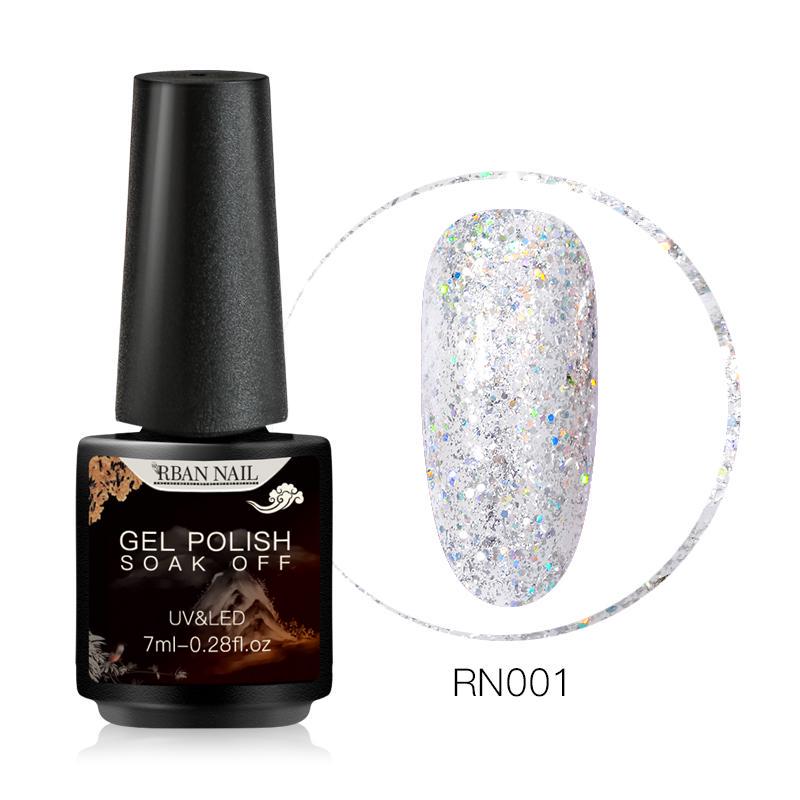 Mtssii Цветной УФ-светодиодный гель-лак серии Rainbow, 7 мл, долговечная краска для ногтей, гели для дизайна ногтей