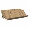 Magazine Shelf Artisan Oak 90 X 53 X 28.5 Cm Wood Based Material