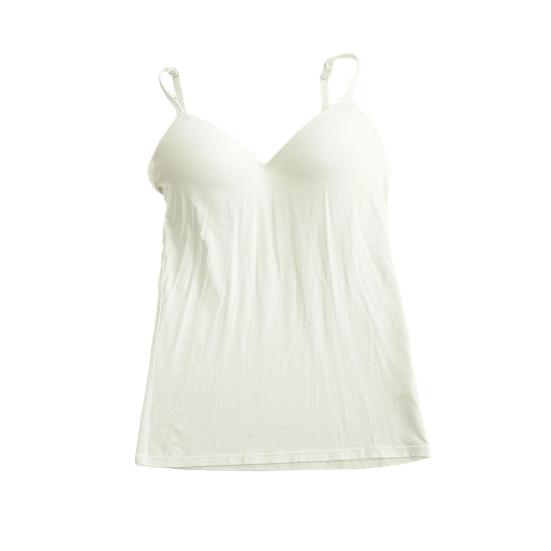 Женская майка со встроенным бюстгальтером, регулируемые бретельки-спагетти, повседневные майки без рукавов под одеждой для занятий йогой