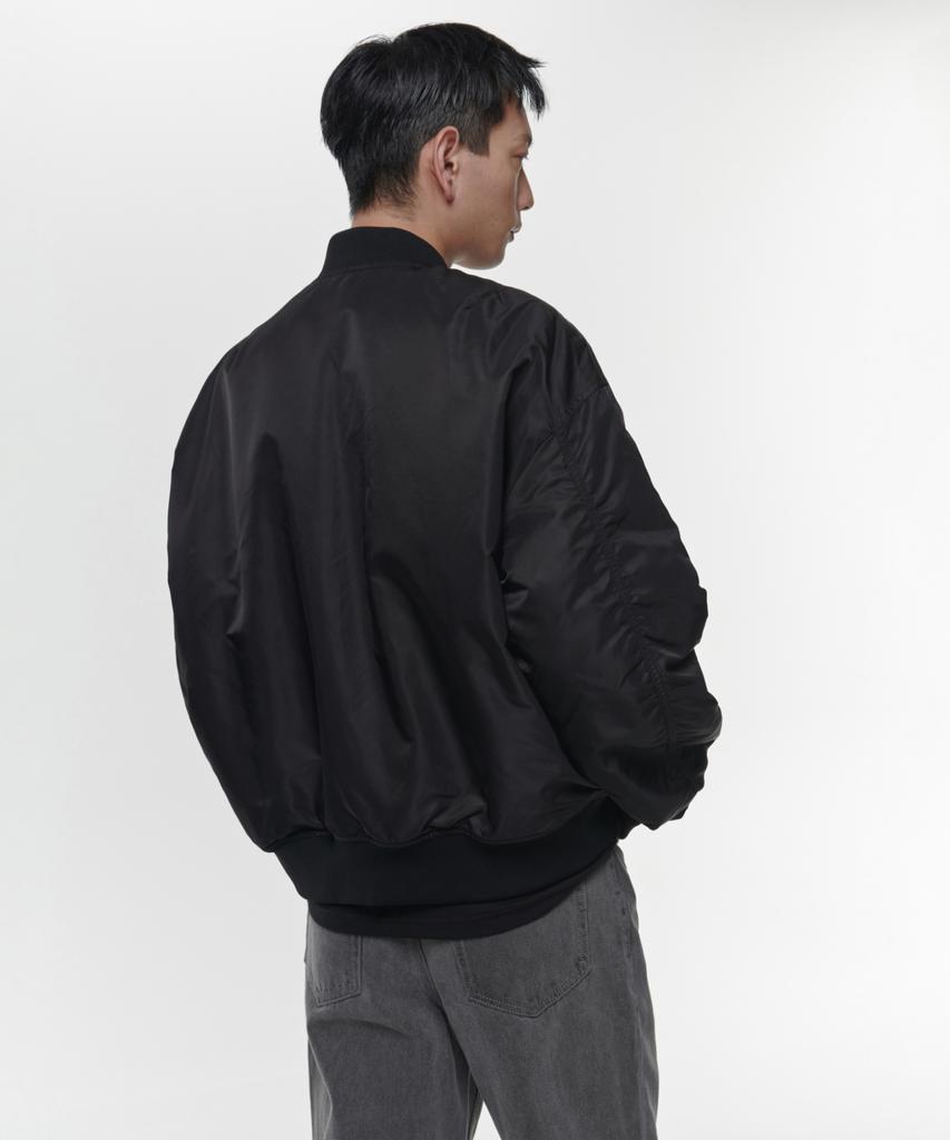 Musinsa Standard Oversized Ma-1 Bomber Jacket [Black]