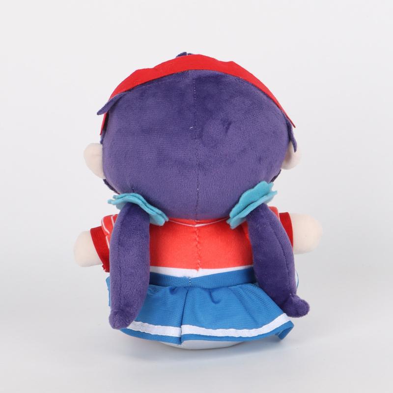 MiSide Mita Plush Toy Kawaii Purple Hair Anime Girl Stuffed Doll Soft Plushie with Red Outfit Perfect for Game Fans Kids Gifts Backpack Accessories