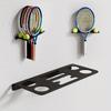 Wall-mounted Tennis Racket Storage Rack Large Capacity Badminton Racket Storage Rack for Home
