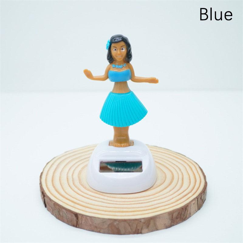 Солнечная энергия Танцующая Хула Девушка Украшения для приборной панели Качающиеся игрушки-болванчики