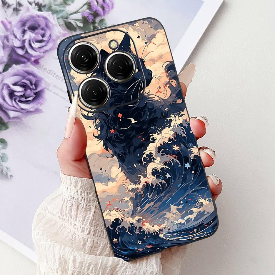 Чехол для Tecno Spark 20 Чехол Spark 20C BG7 BG7n Чехол с рисунком «Крутой Дракон» Мягкий силиконовый чехол для Tecno Spark 20 Pro Spark20 Pro+ Сумки