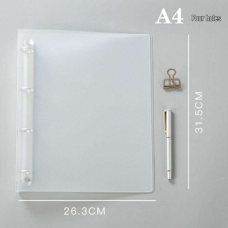 Colored A4 Loose-leaf Index Dividers with 11 Holes - Numbered and Lettered Tabs