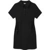 Fashion College Style Casual Mid Waist Slim Straight Short Sleeve Dress Women Dresses Black F11W327311FBK