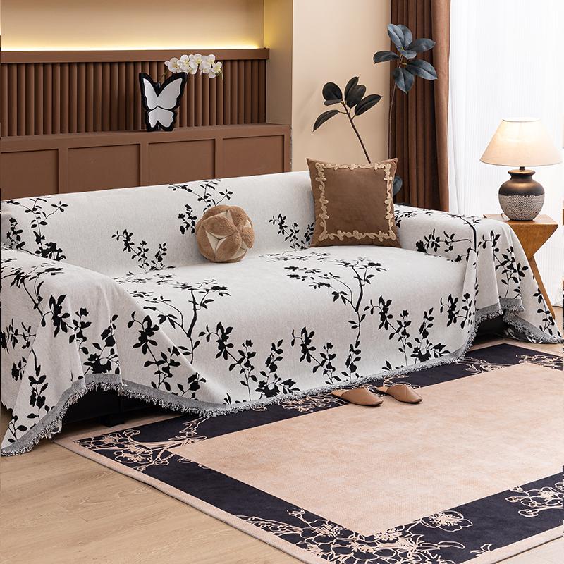 Couch Cover Malus Spectabilis Slipcover Living Room Furniture Protector Sofa Cover Towel For Decorate Sofa Sitting Cushion Blank