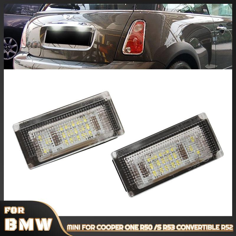Для BMW MINI R50 2002-2006 Светодиодные лампы подсветки номера R52 Кабриолет 2004-2006 R53 Coopers 2001-2006 Фонарь подсветки номерного знака