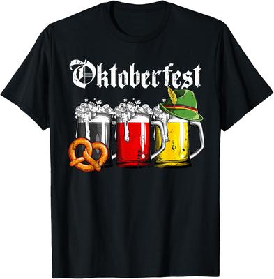 NEW LIMITED Oktoberfest Beer German Flag Drinking T-Shirt