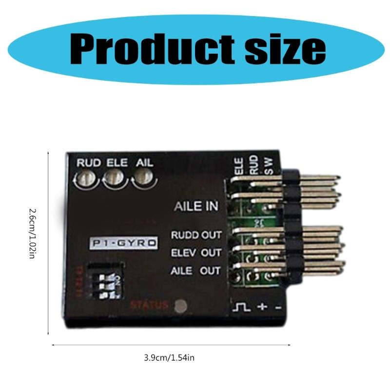 3 Axes Flight Controller Stabilizers Systems Gyro Fixed Wing FPV Airplanes Fixed Wing Balancers Wing for P1-GYRO