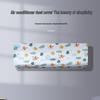 Cartoon PEVA Washable Dustproof Air Conditioner Cover - Wall-Mounted Full Wrap Indoor Protection Cloth