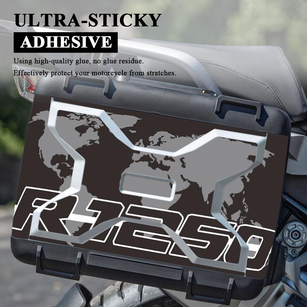 Waterproof Motorcycle Side Boxes Decals PVC Stickers For BMW Vario Case R1200GS R1200 GS R 1250 GS R1250GS 2013-2020 Accessories