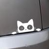 Car Window Reflective Sticker Personality Creative Carved Sticker Peeping Cat Surprise Cat Cartoon Pet Cat