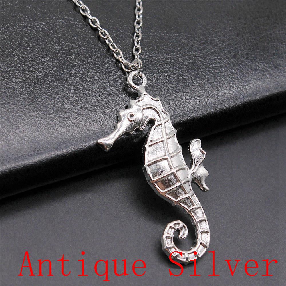 Mermaid Ocean Pendant Necklaces Necklace With Chain For Women DIY Jewelry Making Findings