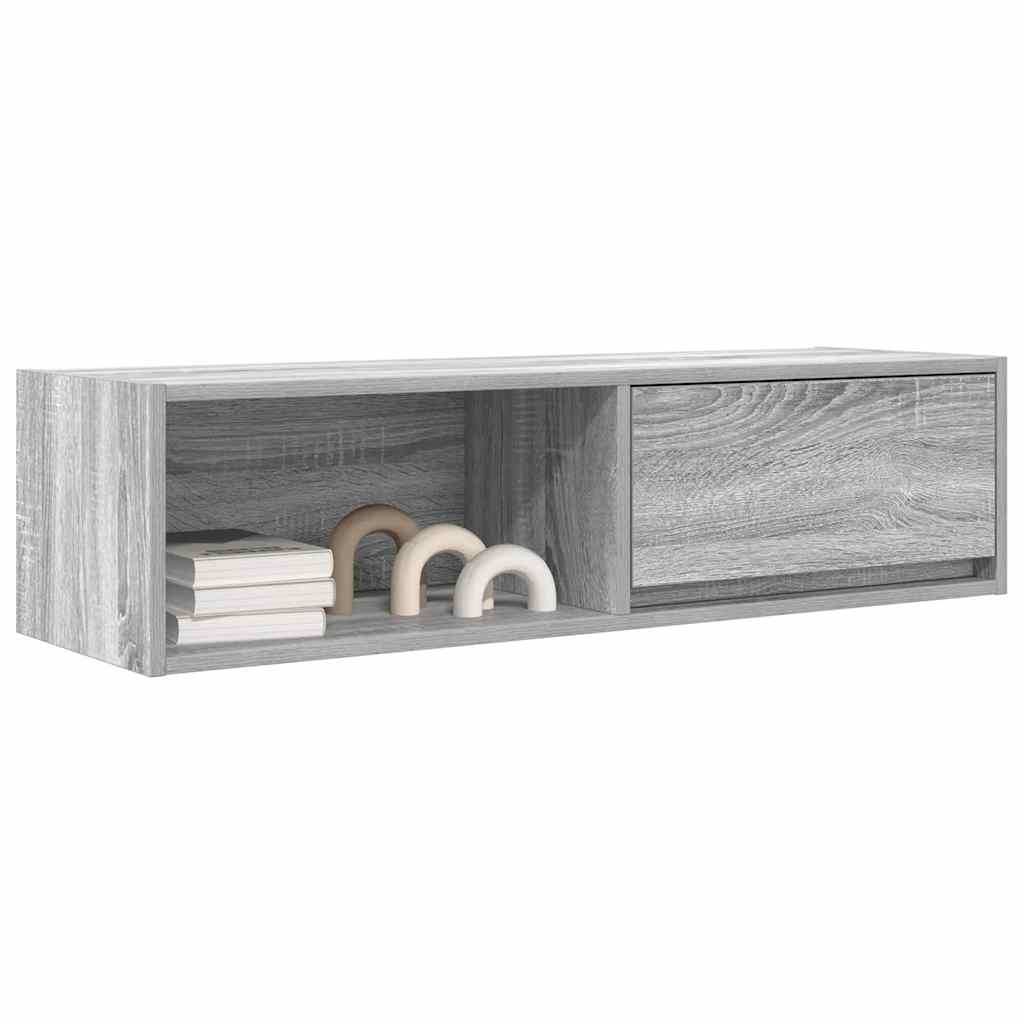 TV Cabinet Gray Sonoma 100 x 31 x 25.5 cm Particleboard