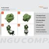 Водонепроницаемый Высокоточный Портативный Компас Наружный Гаджет Спорт Туризм Альпинизм Профессиональный Металлический Прицел