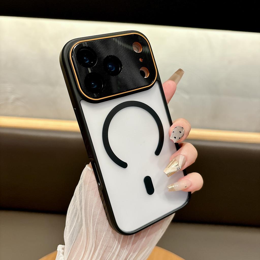 Подходит для iPhone 17 Магнитный чехол для телефона с большим окном Apple 16 Полный пакет Объектив Ударопрочный 15 Promax Защитный чехол
