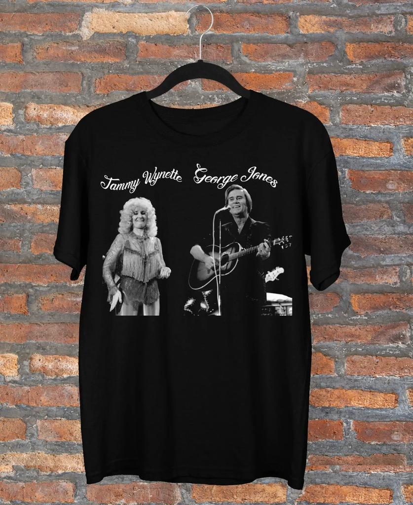 Tammy Wynette George Jones In Concert Memory Tshirt Black S5xl 1f364