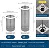 Stainless Steel Floor Drain Hair Filter Universal for Bathroom Sink, Anti-Clogging for Bathroom Drain, Toilet, Bathtub, Washbasin