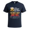 Im a grumpy old man i do want graphic funny tshirt for mens novelty tee top