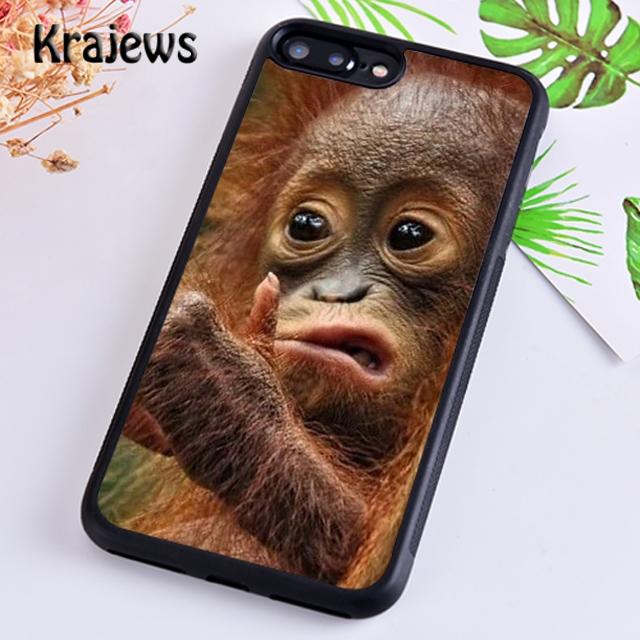 МИНЛЫЙ ОРАНГУТАН обезьяна МАЛЫШ 1 Чехол для телефона Cover For iPhone 17 Air 16 15 14 plus 12 13 pro max coque Shell Fundas