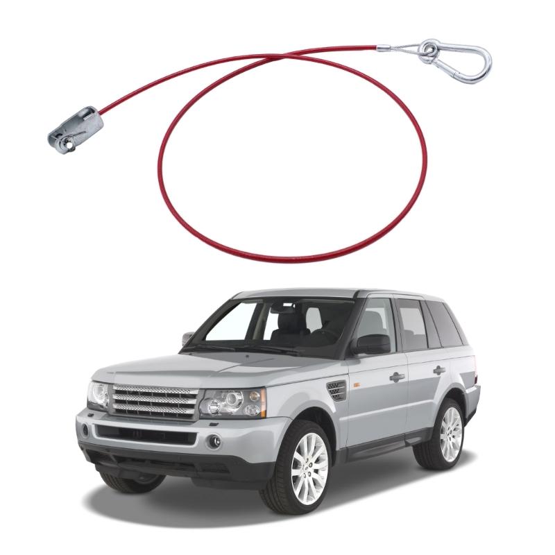 Страховочный трос для демонтажа прицепа из нержавеющей стали с U-образным зажимом и вилкой-карабином обеспечивают безопасное и стабильное буксирование
