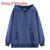 Womens Autumn Winter Hoodie Sweatshirt With Zipper And Thick Fleece For Casual Wear