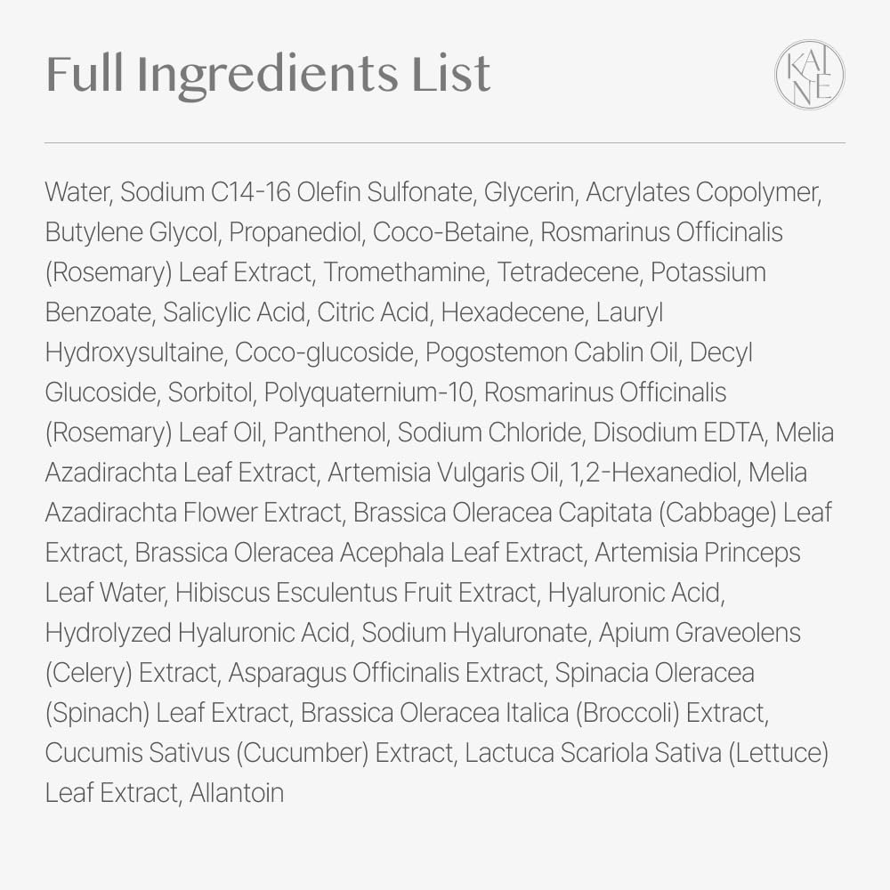 Kaine Rosemary Relief Gel Cleanser Formulated with rosemary BHA and triple hyaluronic this gentle cleanser provides gentle hydration and a gentle