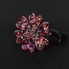 Korean Hair Claws Women Barrettes Flower Hair Clips Rhinestone Duckbill Clips Crystal Hairpins