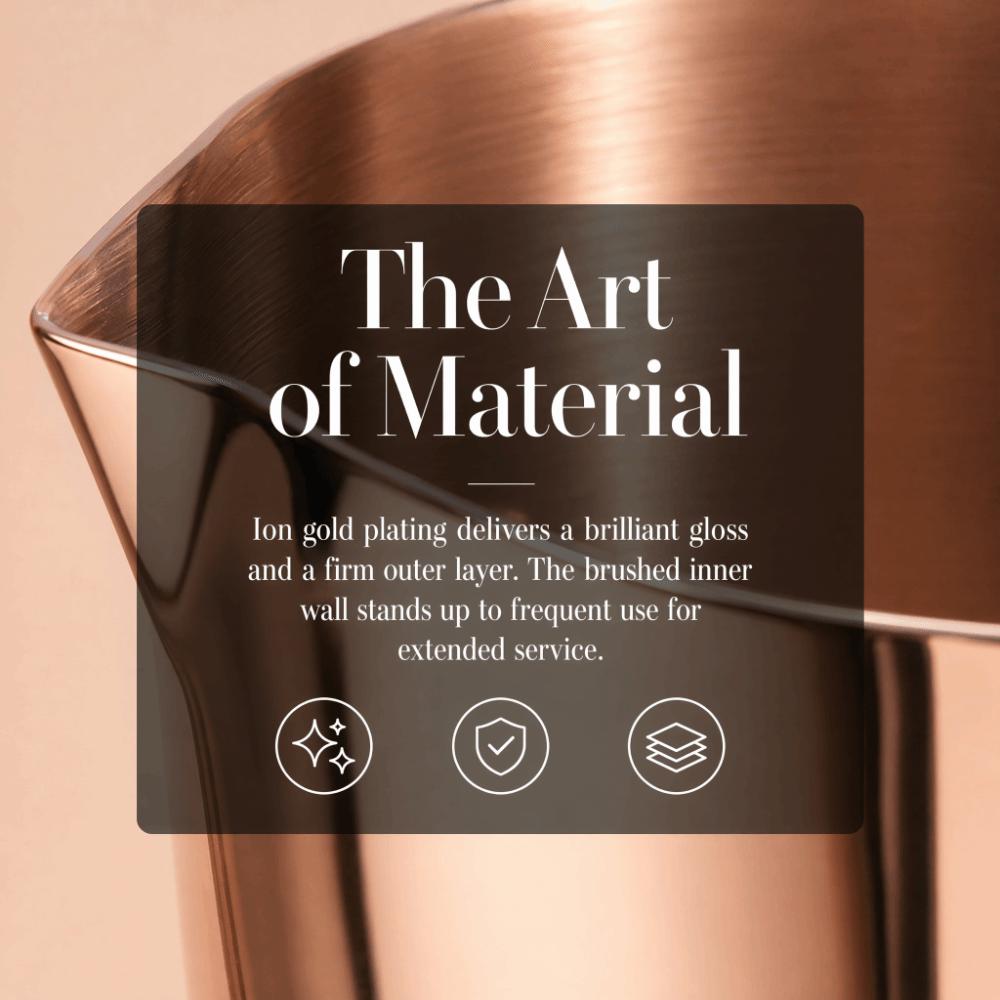 500ML Cocktail Mug Insulation Mixing Glass Professional Wine Stirring Cup Bartender
