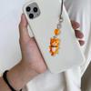 Брелок-подвеска для телефона Сердце Кошка Ремешок-шнурок для телефона для женщин Девушек Украшение для сумки Рюкзака Держатель для ключей от машины Ювелирный подарок