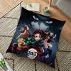 Чехол для подушки Demon Slayer Kimetsu No Yaiba, декор с рисунком, наволочка Kamado Tanjirou, полиэстеровая наволочка для дивана, дома, 45 см