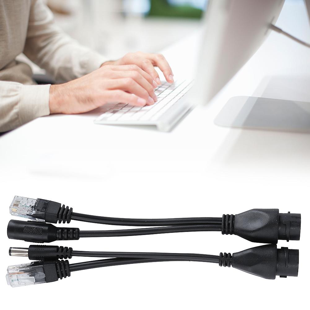 POE-адаптер Кабель Нестандартный Водонепроницаемый Инжектор-сплиттер 12В(белый )