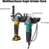 Держатель для угловой шлифмашины, стойка для хранения, с крюком для шнура, настенный кронштейн для резаков, полировальных машин, для гаража и рабочей зоны