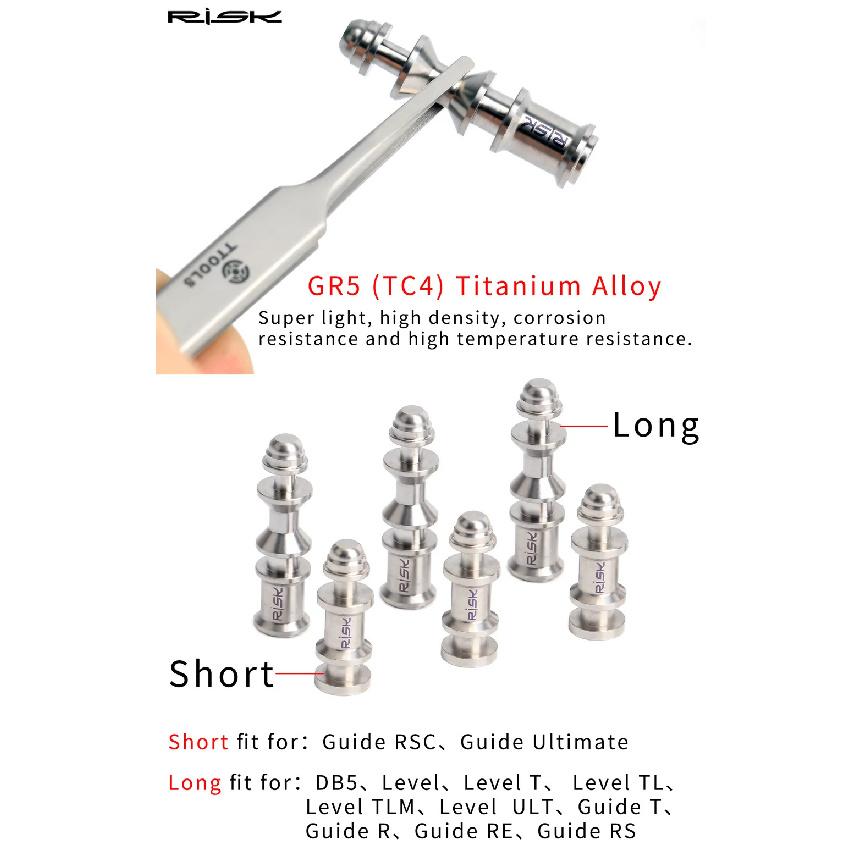 Titanium Alloy Brake Lever Internals Rebuild Part Piston Assembly For SRAM AVID Guide R RE RS RSC DB5 Level T TL
