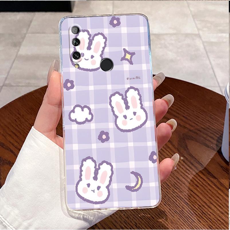 Case For Huawei Y9 prime 2019 STK-L21 STK-L22 STK-LX3 Y9s Casing Cute Love Heart Rabbit Funny Clear Soft Silicone TPU Phone Case