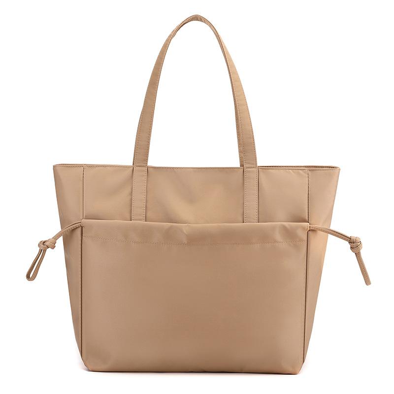 Большая вместительная сумка-тоут, легкая водонепроницаемая нейлоновая сумка, женская сумка через плечо