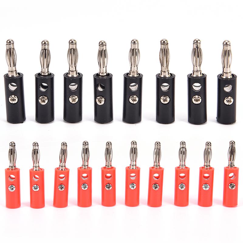 20 шт. практичный пластиковый позолоченный разъем аудио банановый динамик штекер