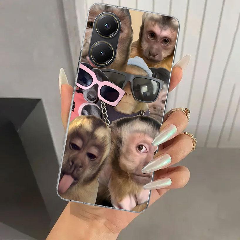 Monkey Memes Phone Case for Xiaomi Poco X5 X6 X7 Pro F7 Ultra M7 Redmi 15 15C 13 13C 12 12C 10 10A 10C 9 9A 9C 9T Shell Poco X7