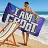 Groot Print Beach Towel, Large Soft Quick Dry Towel for Beach Camping Swimming
