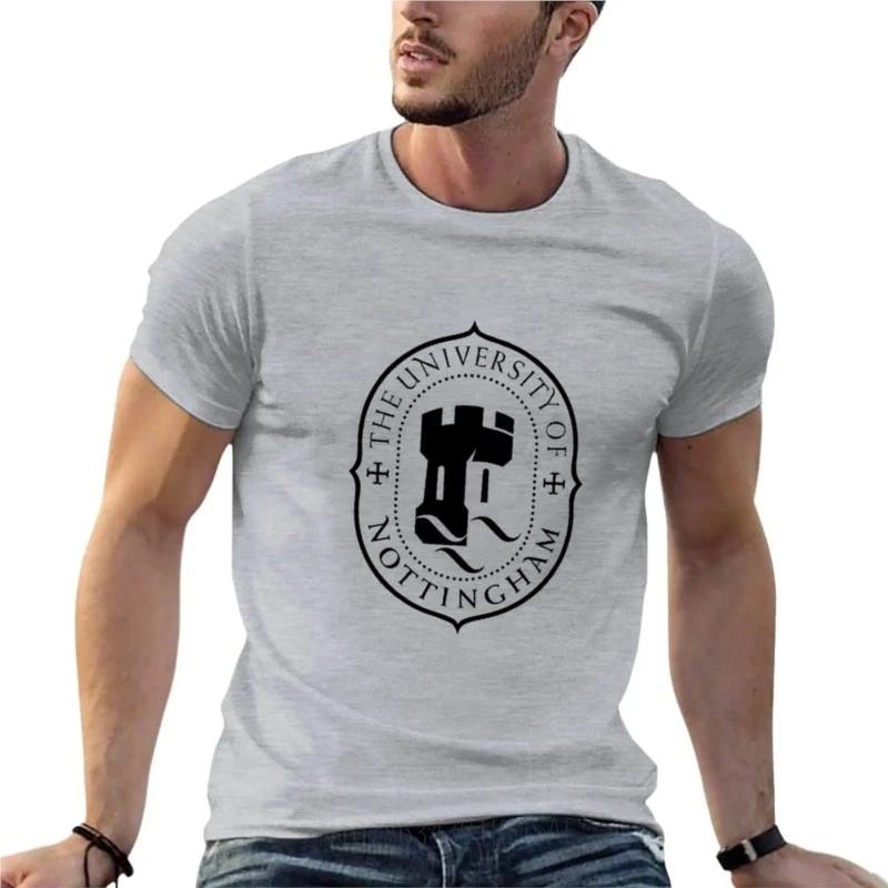 The University of Nottingham TShirt blacks quick drying heavyweights mens t shirt graphic