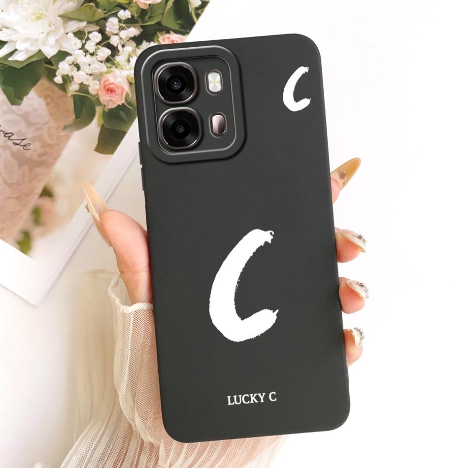 Чехол для телефона OPPO A6s CPH2789 со счастливой начальной буквой Для Oppo A6s 4G CPH2815 A 6S 5G Мягкие силиконовые противоударные чехлы Бамперы
